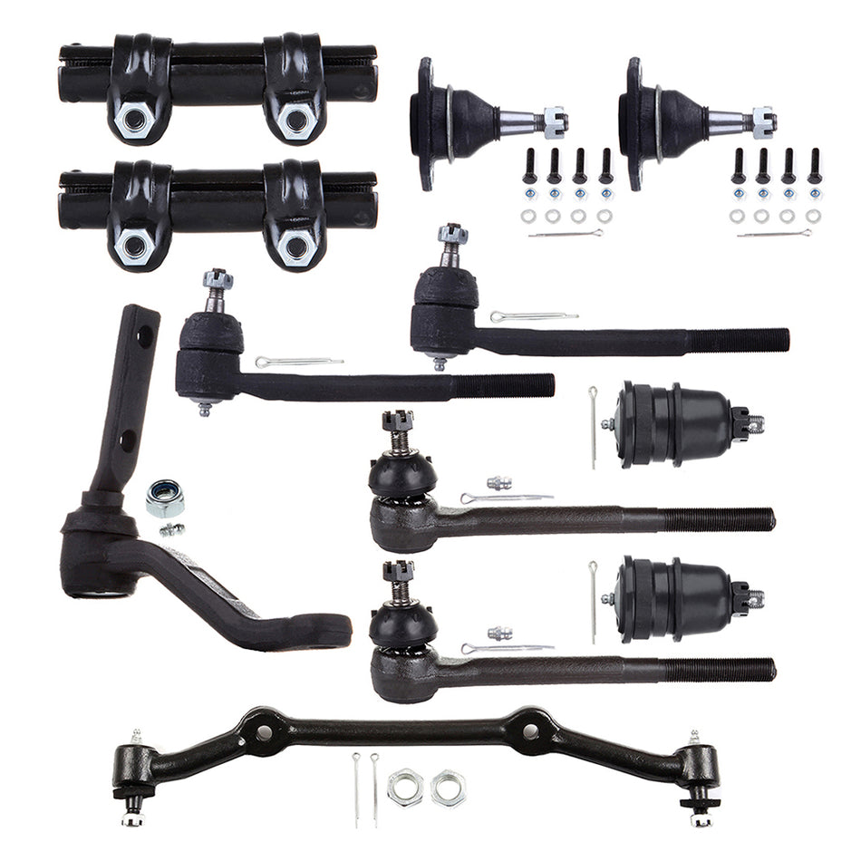 Ball Joints Tie Rod Suspension Kit For 87-94 Chevrolet Blazer 82-95 Chevrolet S10