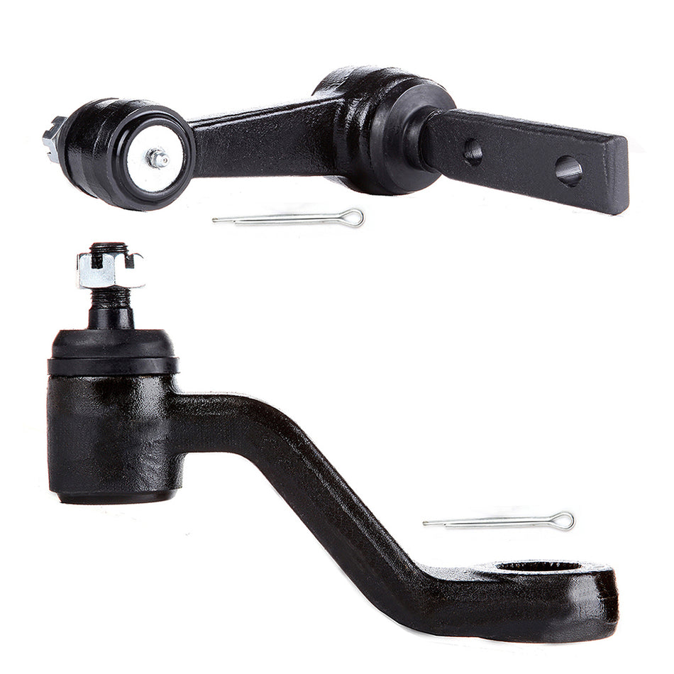 2PCS Front Steering Pitman Idler Arm Kit For 1994-1999 Dodge Ram 1500 2500 2WD