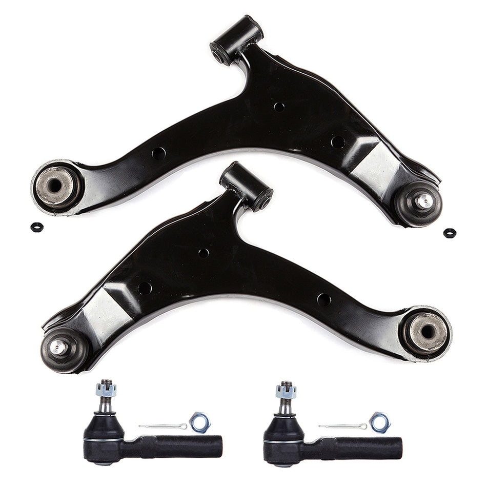 Front Lower Control Arm Ball Joint & Outer Tie Rod End For 01-10 Chrysler PT Cruiser and 03-05 Dodge Neon