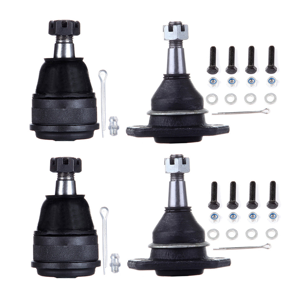 4Pcs Front Upper Lower Ball Joint Kit For Buick Cadillac Chevrolet GMC Pontiac