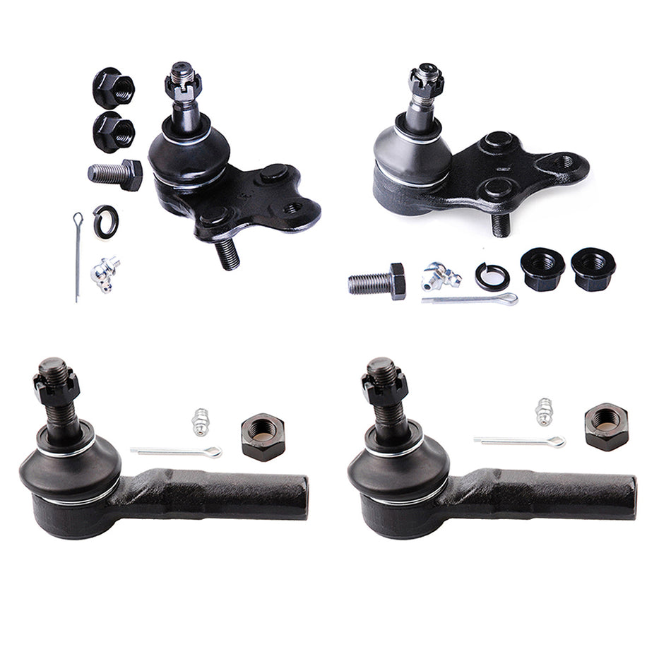 Front Ball Joint Tie Rod End For 93-98 Toyota Paseo 91-99 Toyota Tercel