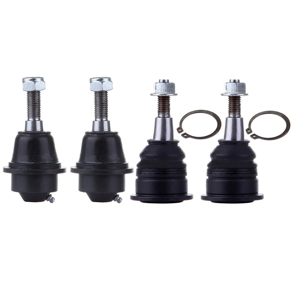 4PC Front Upper Lower Ball Joint Kit For 00-2010 Chevy Silverado 2500 3500