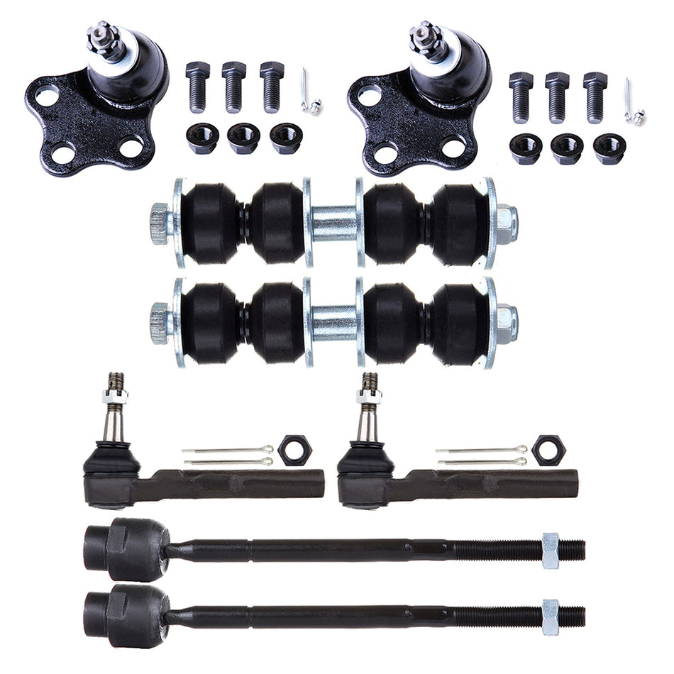 8pcs Front Tie Rod Ends Ball Joints For Chevy Malibu Pontiac Grand Am Cutlass
