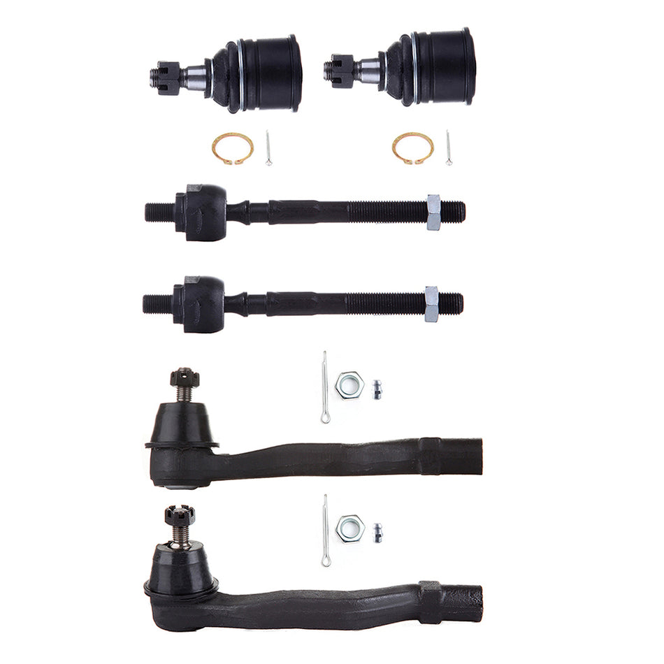 Front Tie Rod Ends Ball Joints For 96-00 Honda Civic 97- 00 Acura EL