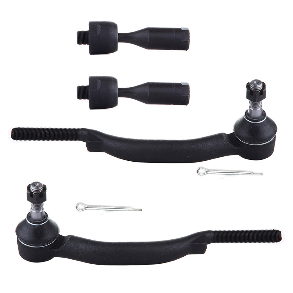 Front Outer Tie Rod End Links For 04-07 Buick Rainier 03-06 Chevrolet SSR