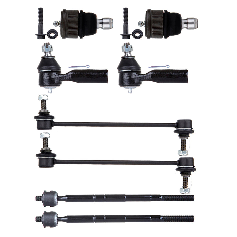 Front Lower Ball Joints Sway Bar Tie Rod End For 01-04 Ford Escape 01-04 Mazda Tribute