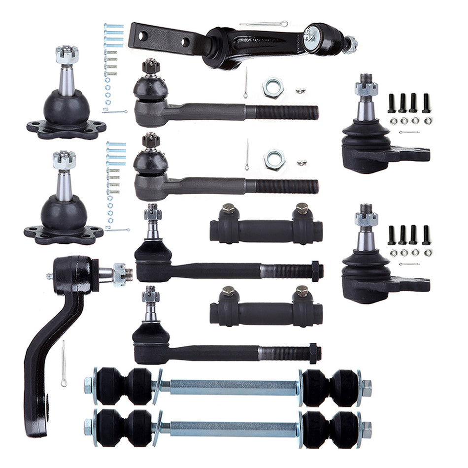 Tie Rod Ends Ball Joints Sway Bar Links For 88-92 Chevrolet K1500 Chevrolet K2500