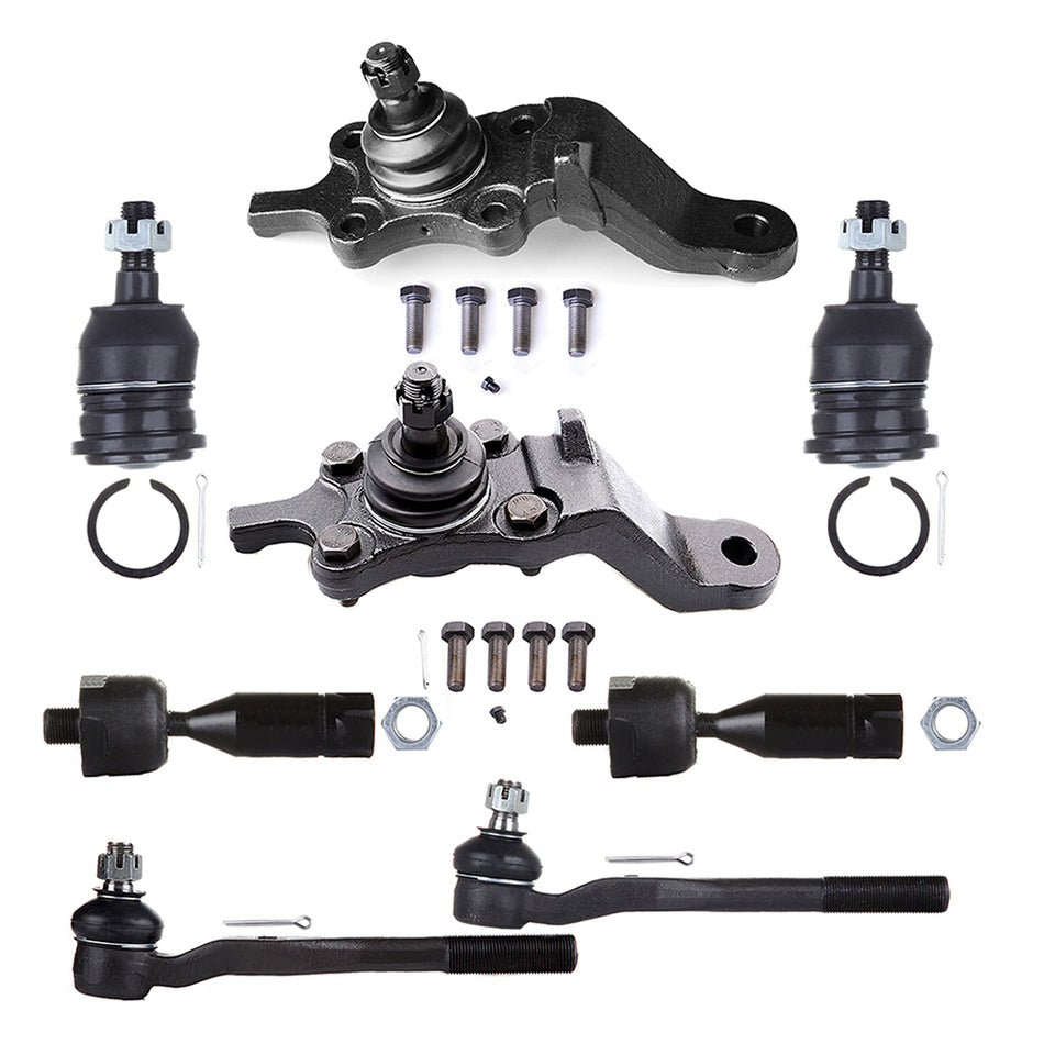 8PCS Front Tie Rods Ball Joints Suspension Kit for 1996-2002 Toyota 4Runner