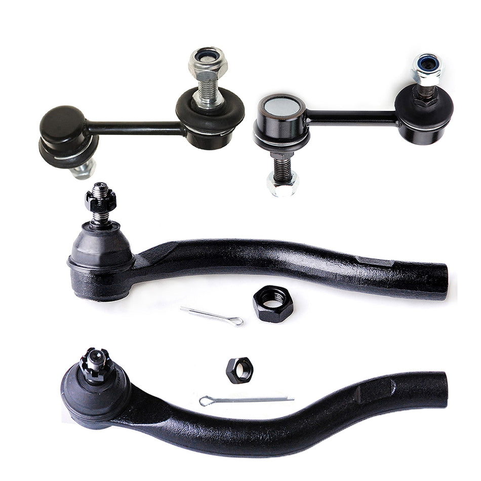 2003-2007 Honda Accord Front Outer Tie Rods Sway Bars Suspension Kit