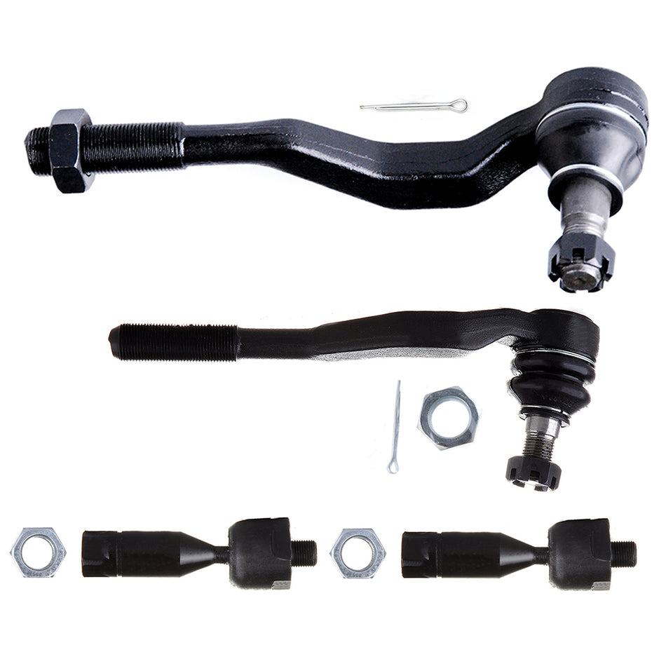 4pcs Front Tie Rod Ends ES3545 EV433 For 1995-2001 2002 2003 2004 Toyota Tacoma