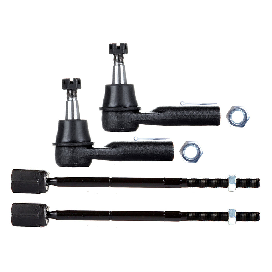 Tie Rod End Kit Inner & Outer For 96-07 Ford Taurus 96-05 Mercury Sable 4Pcs
