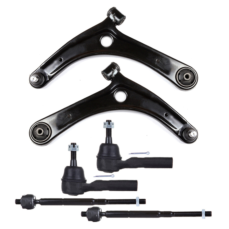 Lower Control Arm Inner Outer Tierod For 07-12 Dodge Caliber 07-14 Jeep Compass