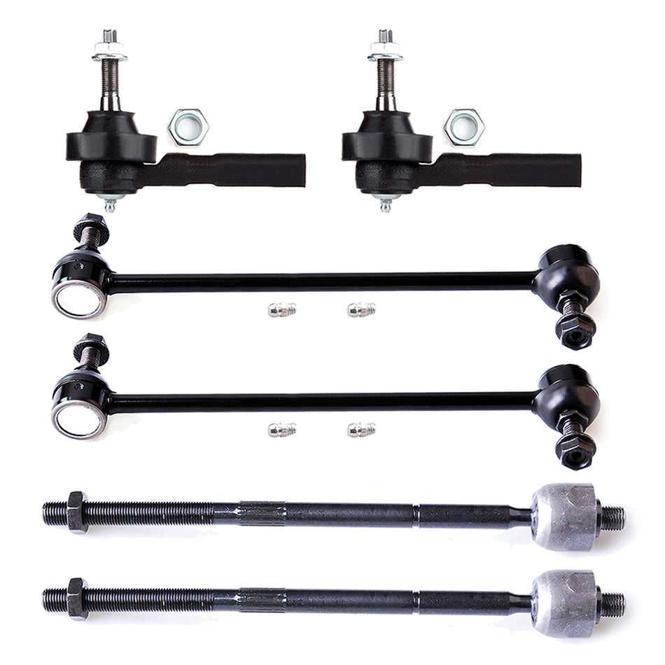 Front Steering Sway Bar Inner Outer Tie Rod End Suspension For 2001-2004 Caravan