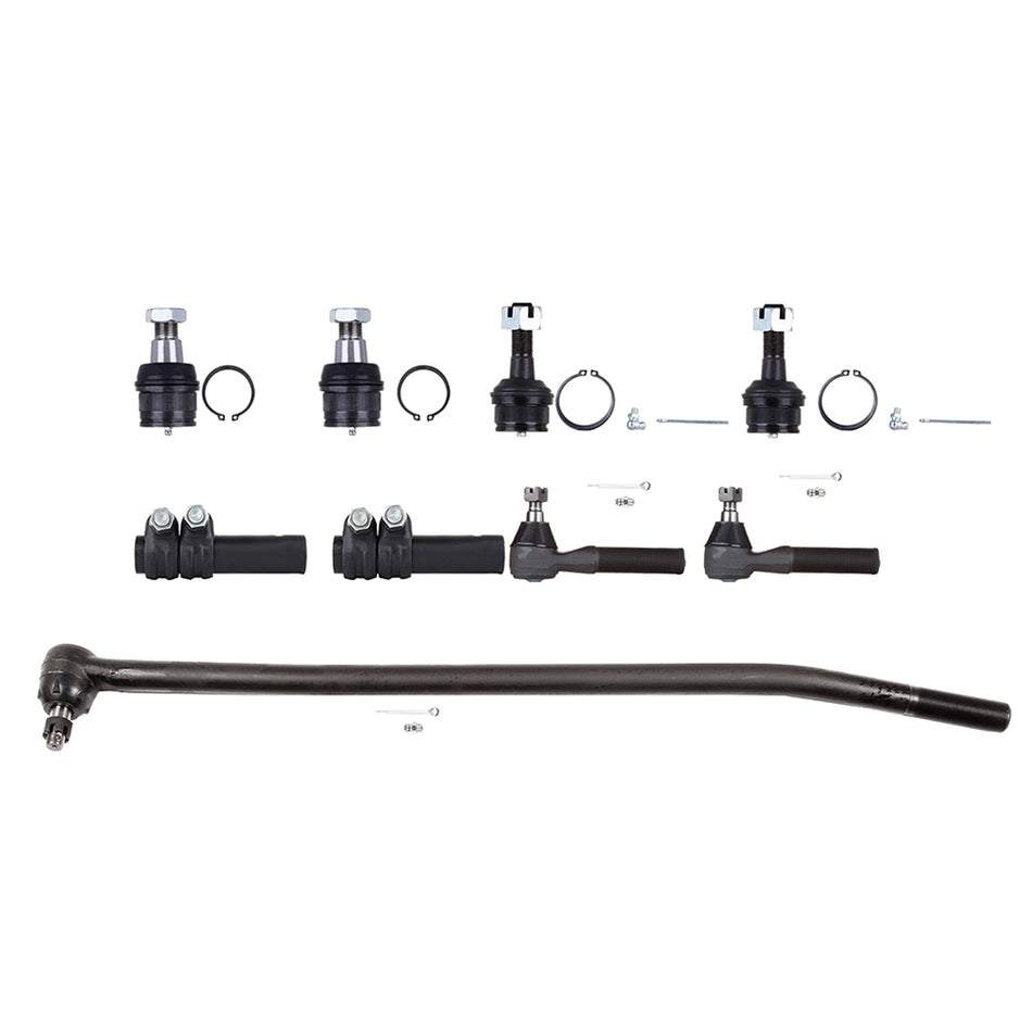9pcs Front Tie Rod Ends Ball Joints Adjusting Sleeves For Ford F-350 1992-1997