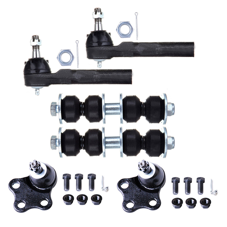 Front Tie Rod Ends Ball Joints For 97-04 Chevrolet Cavalier 97-05 Pontiac Sunfire