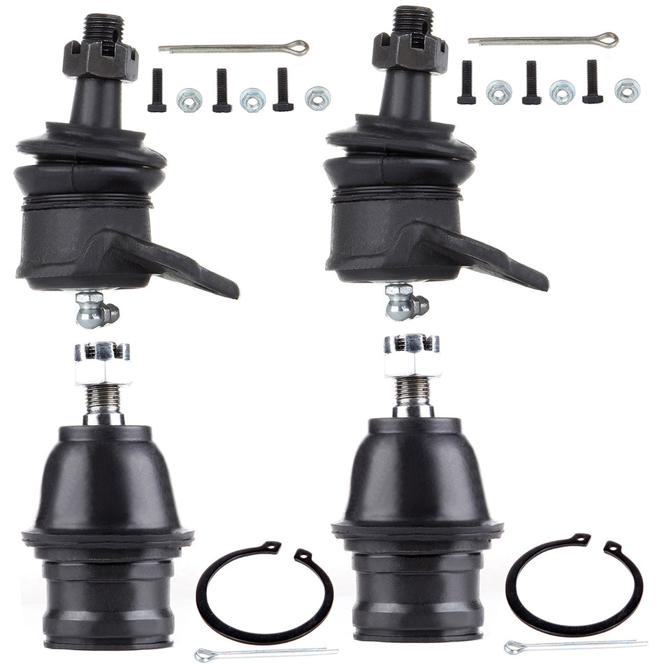 4pcs For 1997 1998 99 Dodge Durango & Dakota 4WD Front Upper & Lower Ball Joints