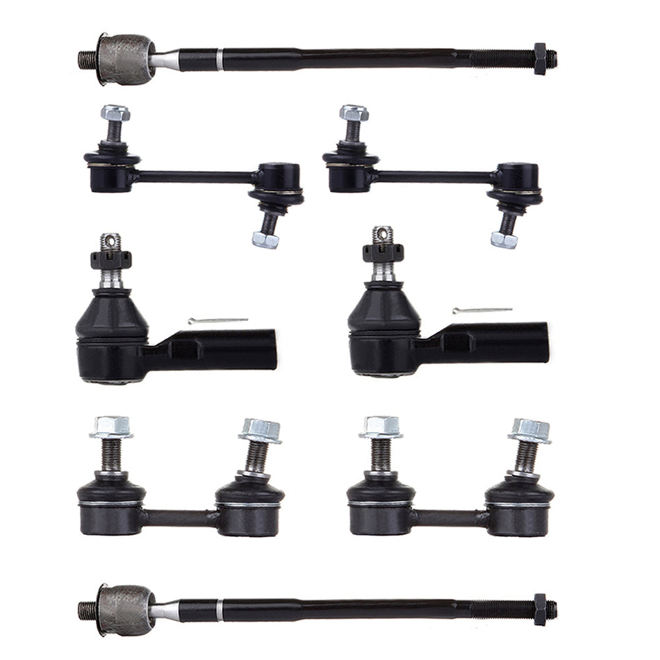 Front Sway Bar Inner Outer Tie Rod For 93-02 Toyota Corolla 93-97 Geo Prizm