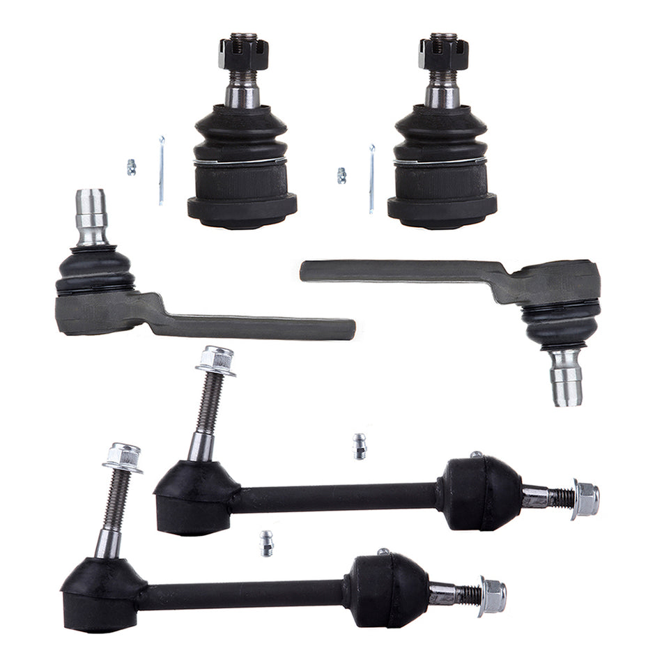 Front Sway Bars Upper Lower Ball Joints Kit For 95-97 Ford Crown Victoria Lincoln Town Car