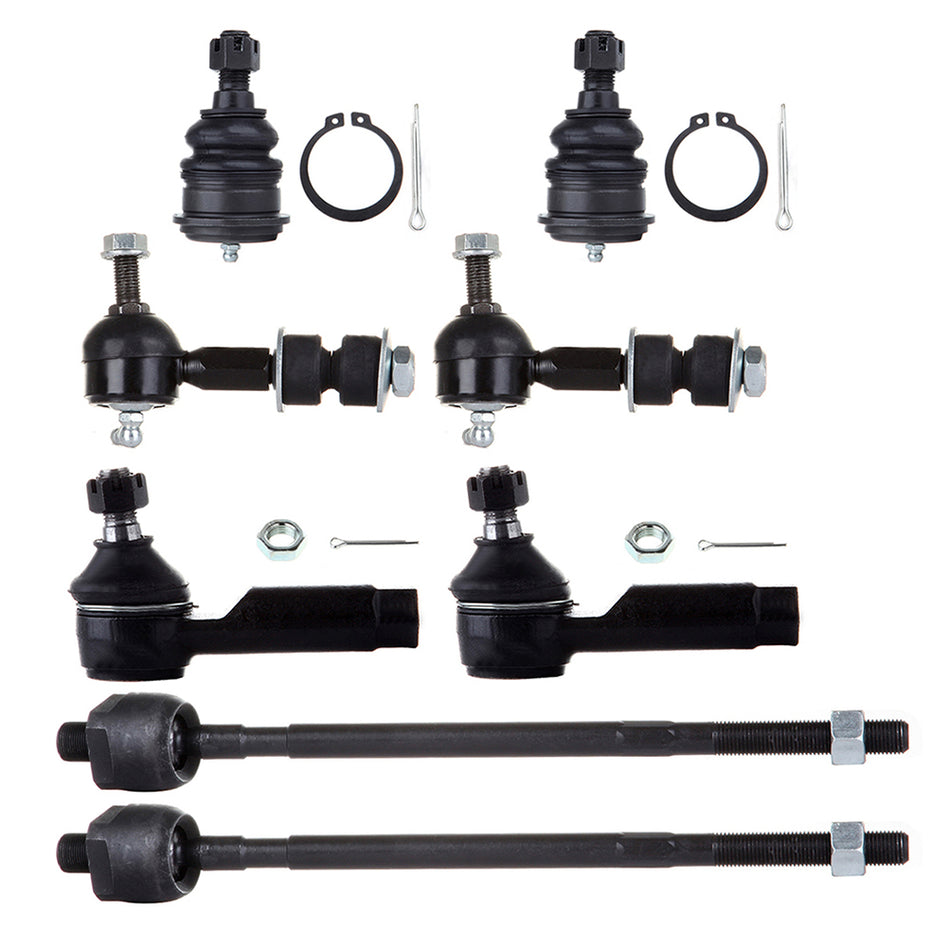 For 95-99 Nissan Maxima & Infiniti I30 8pcs Front Ball Joints Tie Rods Sway Bars