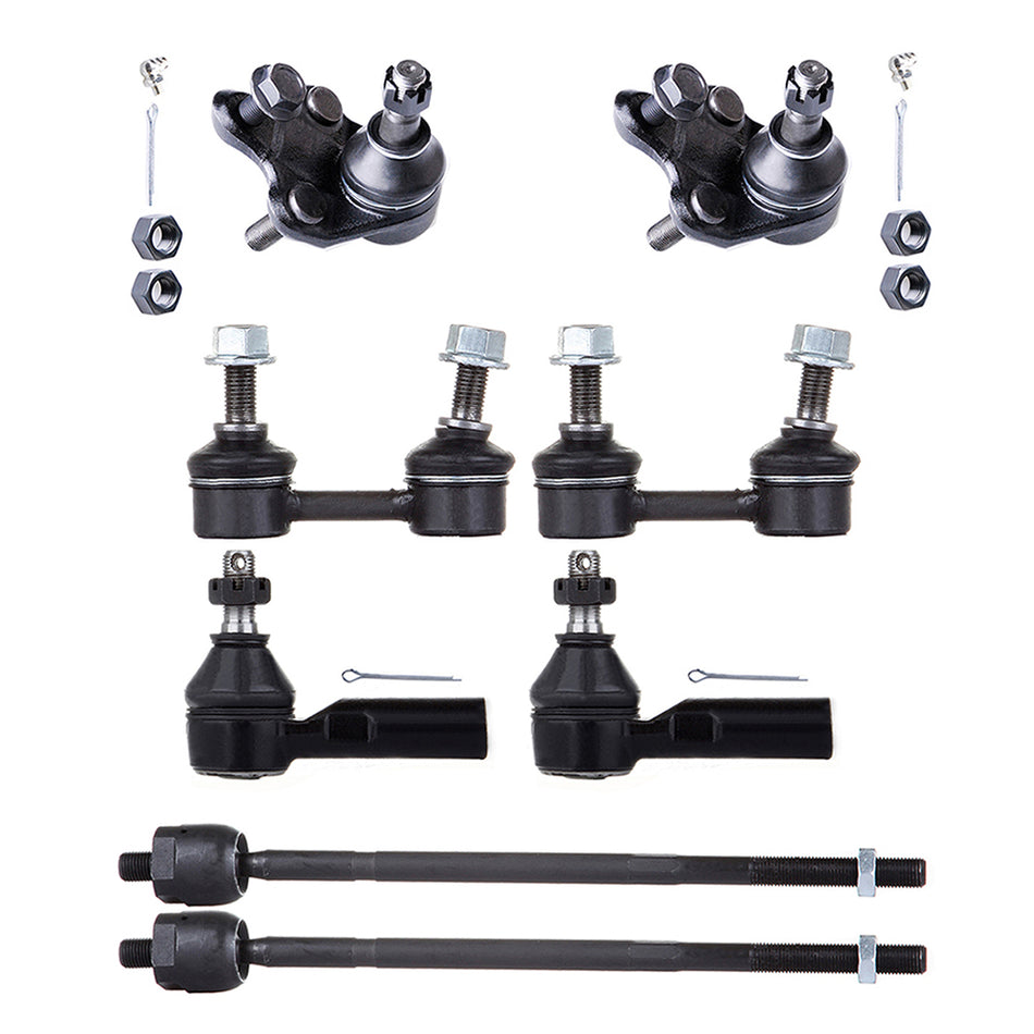 8pcs For 94-1999 Toyota Celica Front Suspension Ball Joint Tie Rod Sway Bar Link