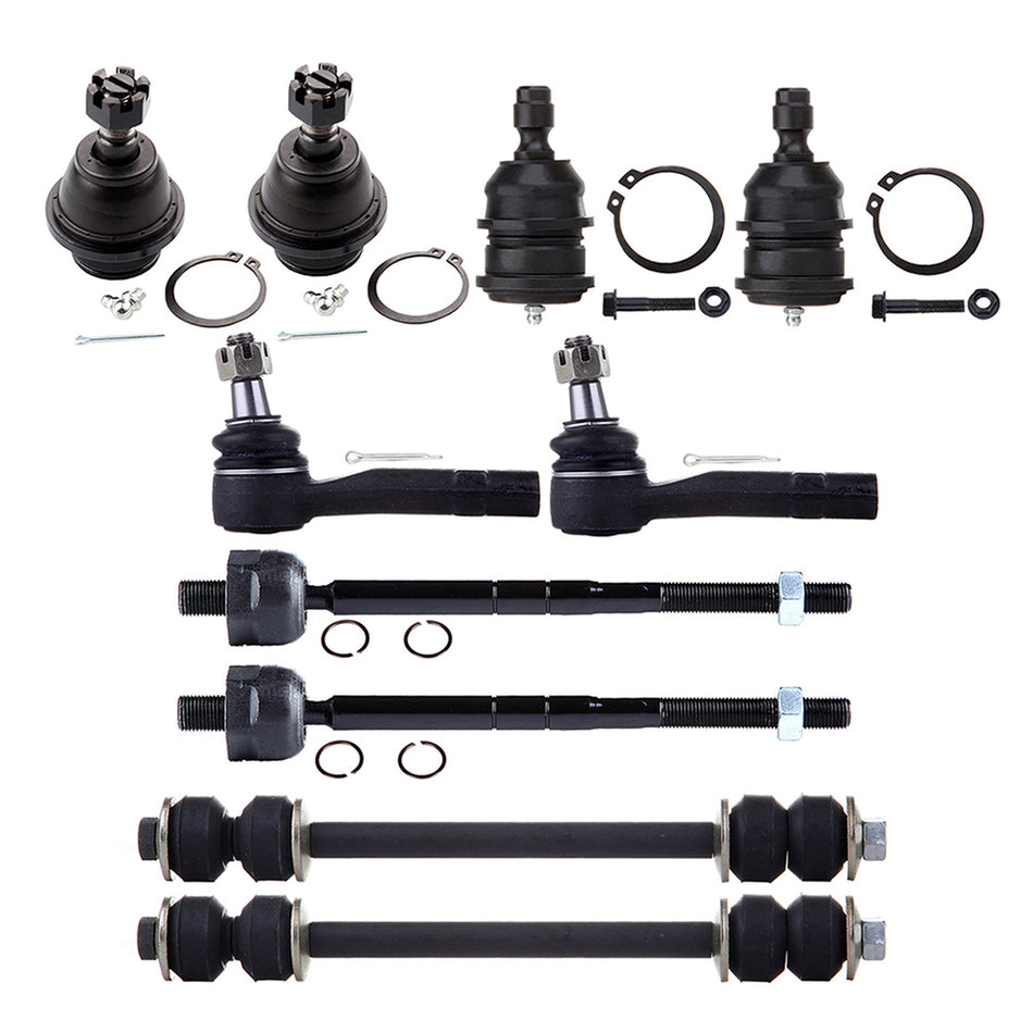 Front Ball Joints Sway Bar Tie Rod End For 98-11 Ford Ranger 98-01 Mazda B2500