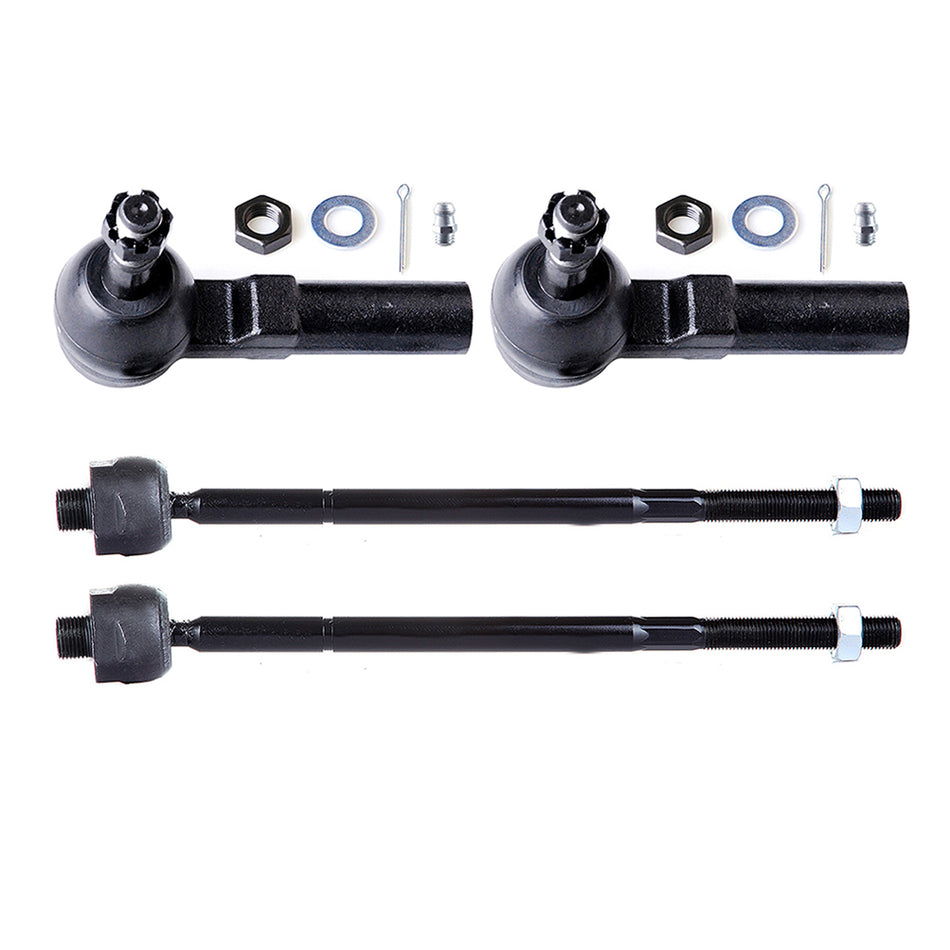 Steering Front Inner Outer Tie Rod End Links For 06-11 Buick Lucerne 00-05 Buick LeSabre