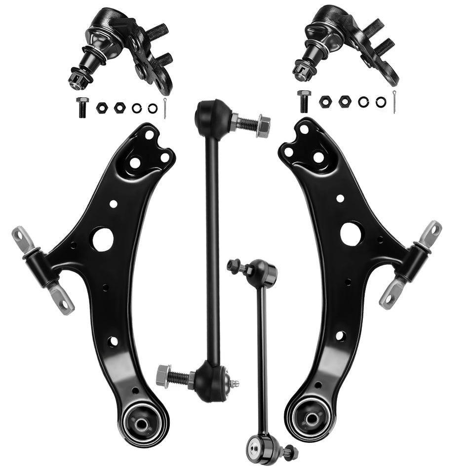 Front Control Arms Ball Joints For 02-03 Lexus ES300 04-06 Lexus ES330 6 Pcs