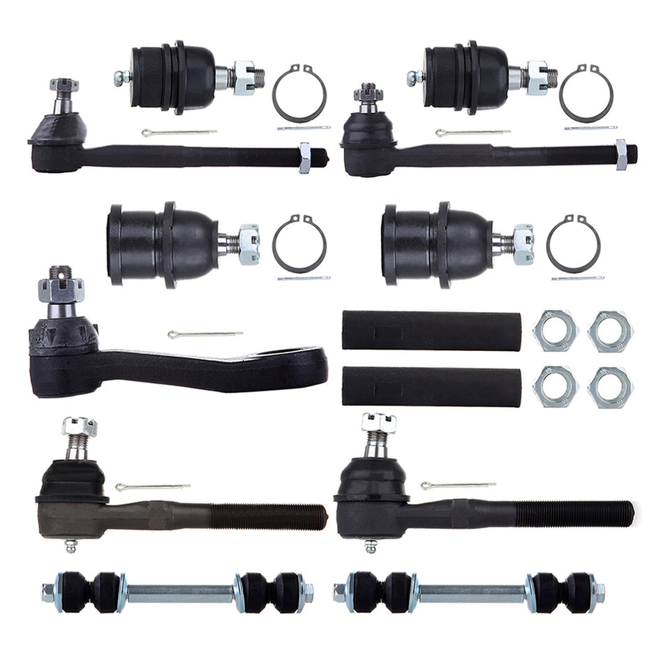 13pcs Front Tie Rod Ends Ball Joints Pitman Arm For Ford F-150 F-250 1997-2004