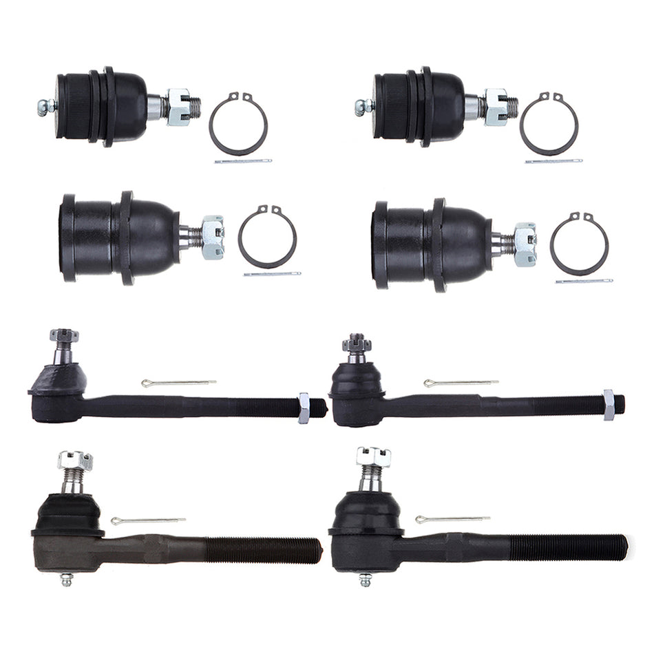 Front Ball Joints Tie Rods Suspension Kit 8Pcs For 97-02 Ford Expedition 97-03 Ford F150