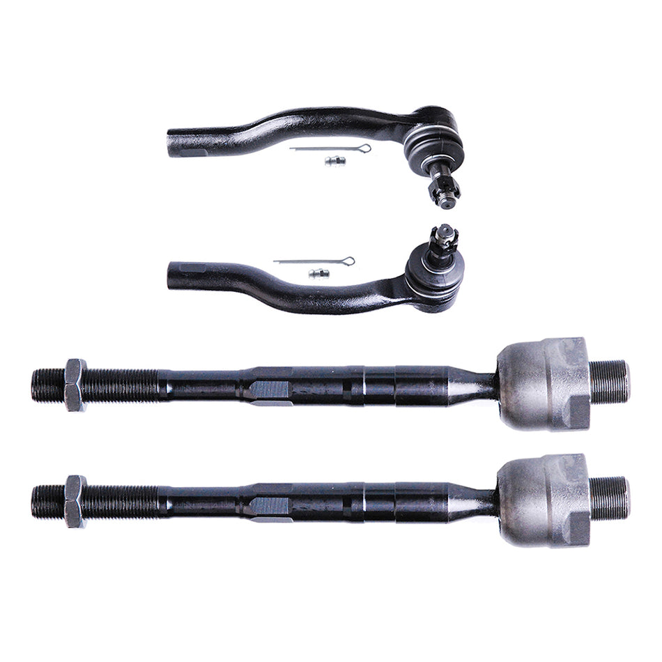Front Tie Rod End Suspension Kit For 04-13 INFINITI QX56 05-15 Nissan Armada 4 Pcs