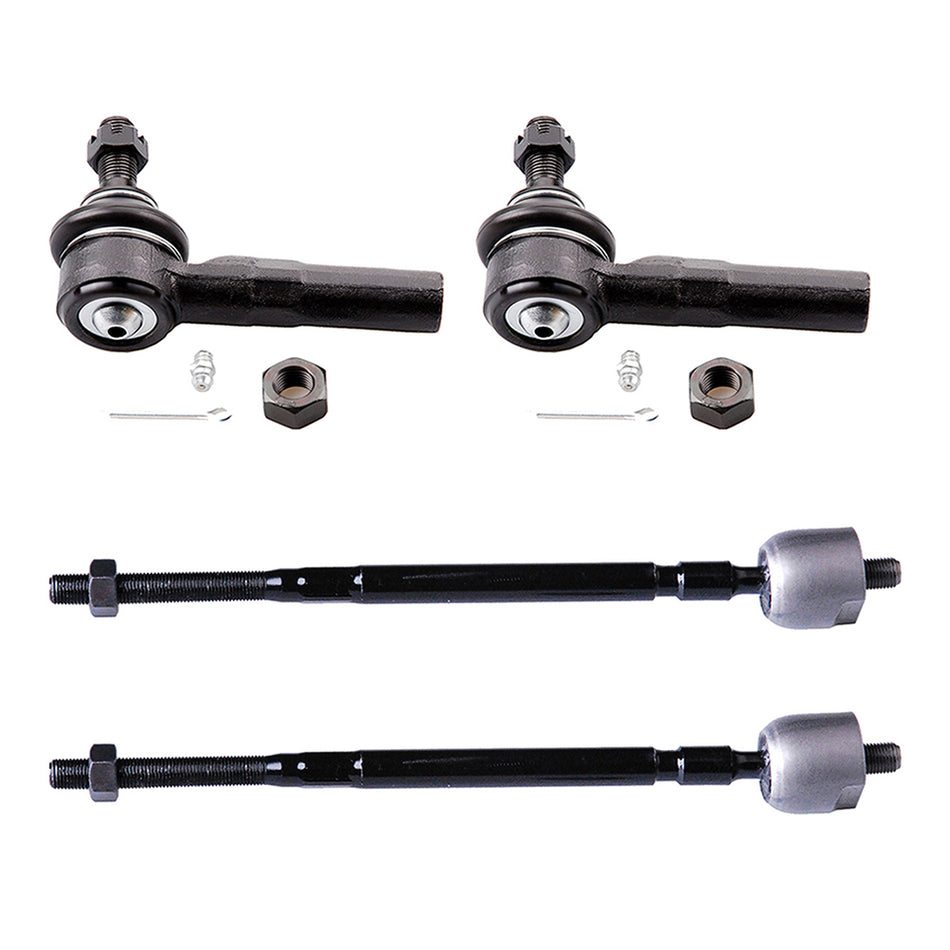 Front Inner Outer Tie Rod End For 92-99 Toyota Paseo 91-99 Toyota Tercel