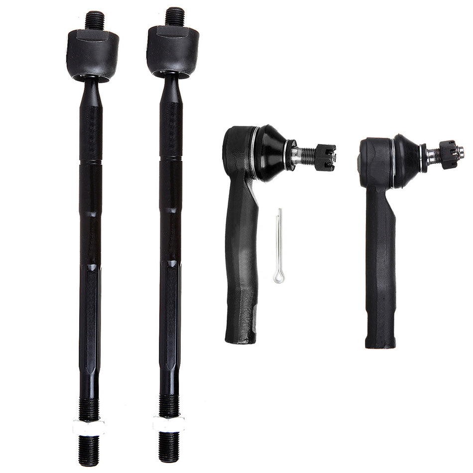 Front Steering Inner & Outer Tie Rod End Suspension For 2001-2003 Toyota RAV4