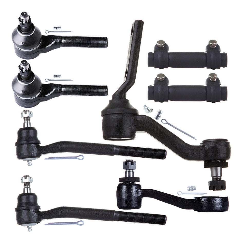 Front Tie Rods Pitman Idler Arm For 95-05 Chevrolet Blazer 92-03 05 GMC Jimmy