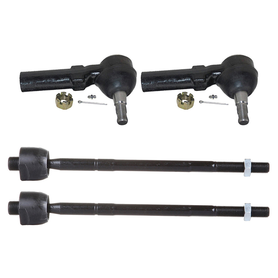 Tie Rod End Inner Outer For 09-13 Chevrolet Corvette 09 Cadillac XLR 4Pcs