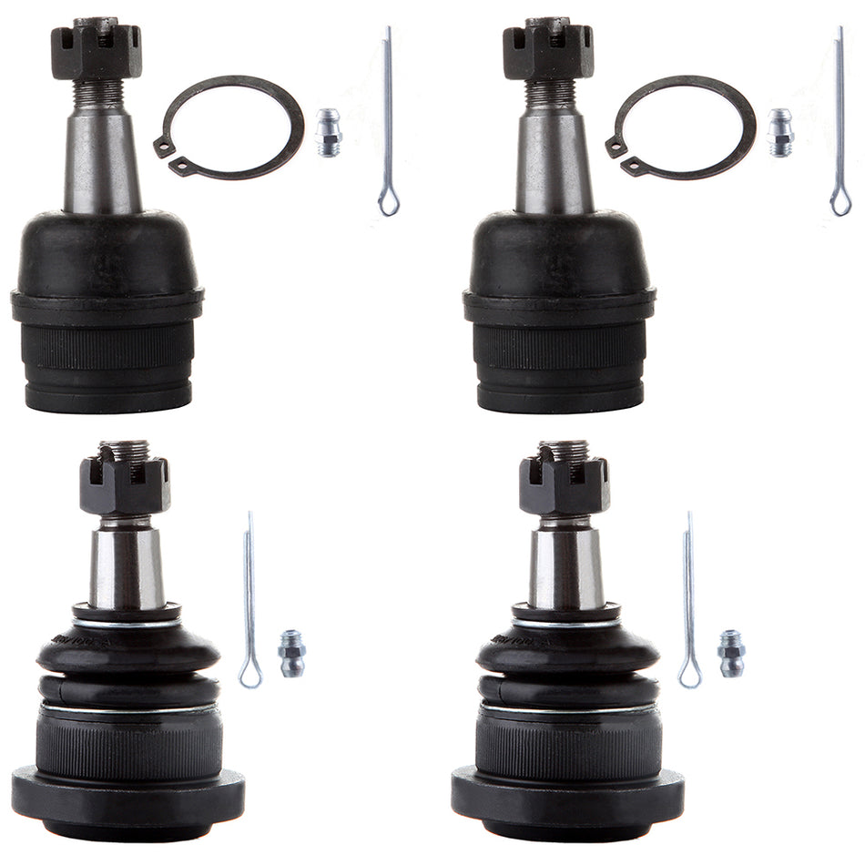 4PCS Front Upper & Lower Ball Joints Suspension Kit For 97-99 Dodge Ram 1500 2WD