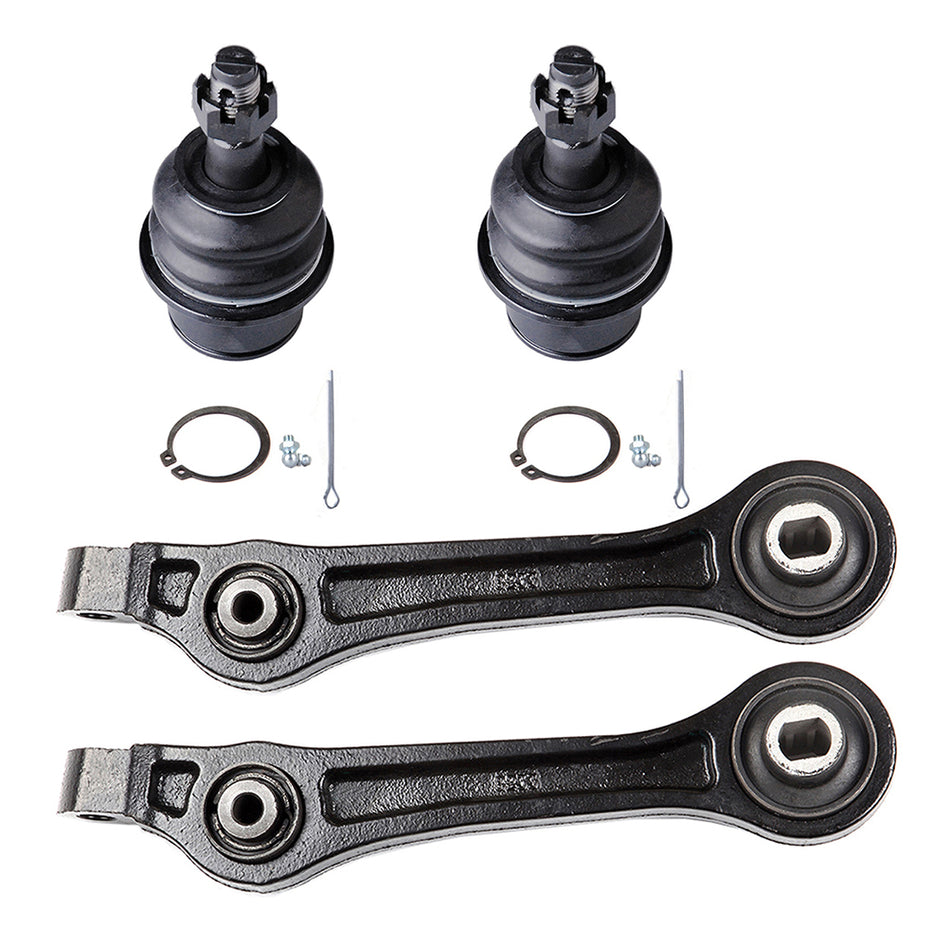 Front Lower Ball Joints Control Arms For 05-11 Chrysler 300 08-11 Dodge Challenger