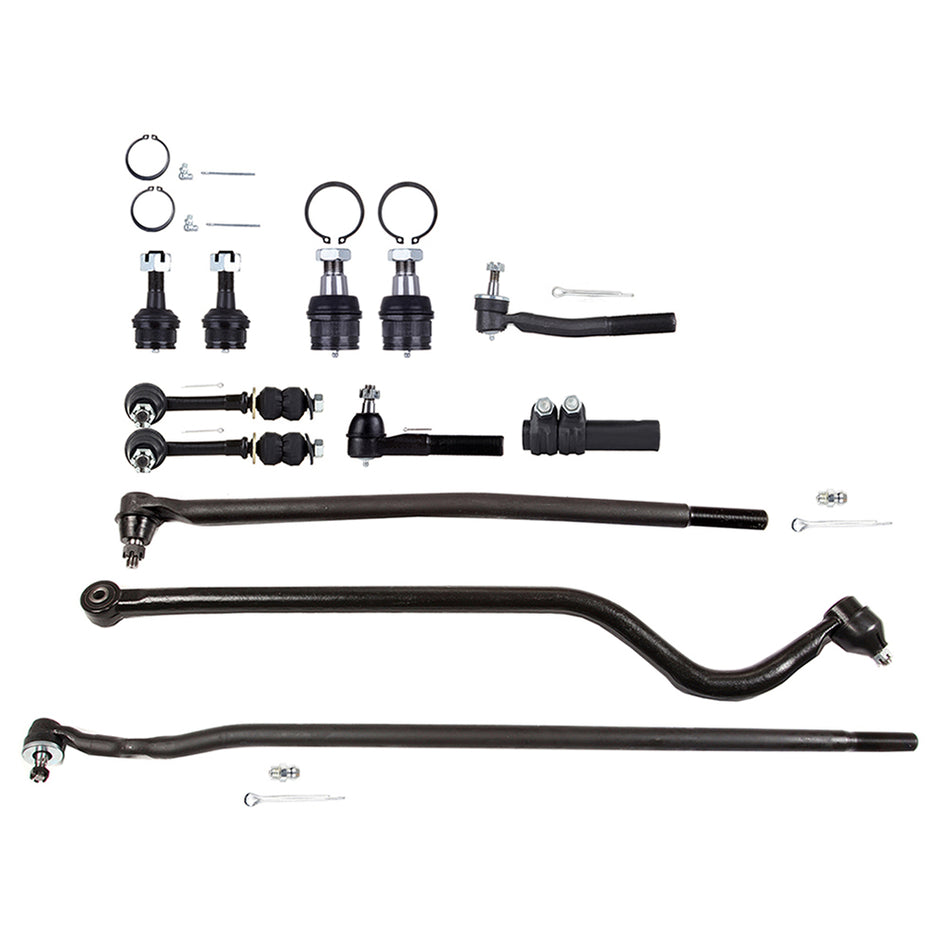 Front Tie Rod End Track Bar Ball Joint Sway Bar 98-99 Dodge Ram 2500 98-99 Dodge Ram 3500