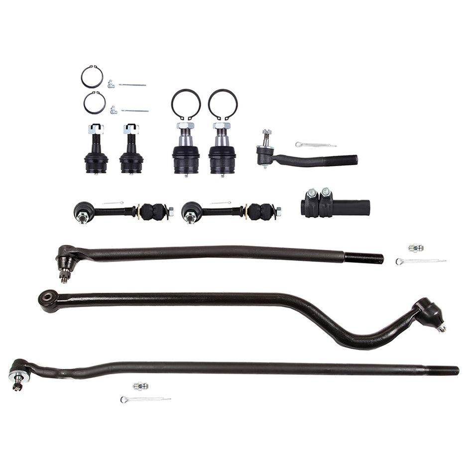 Front Ball Joints Tie Rod Ends Track Bar Sway Bars 98-99 Dodge Ram 2500 98-99 Dodge Ram 3500