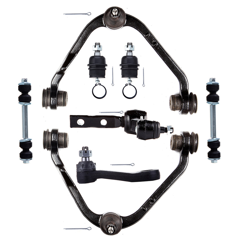 8pcs Front Control Arms Tie Rod Ends For Ford F-150 F-250 XLT Lariat 1997-2003