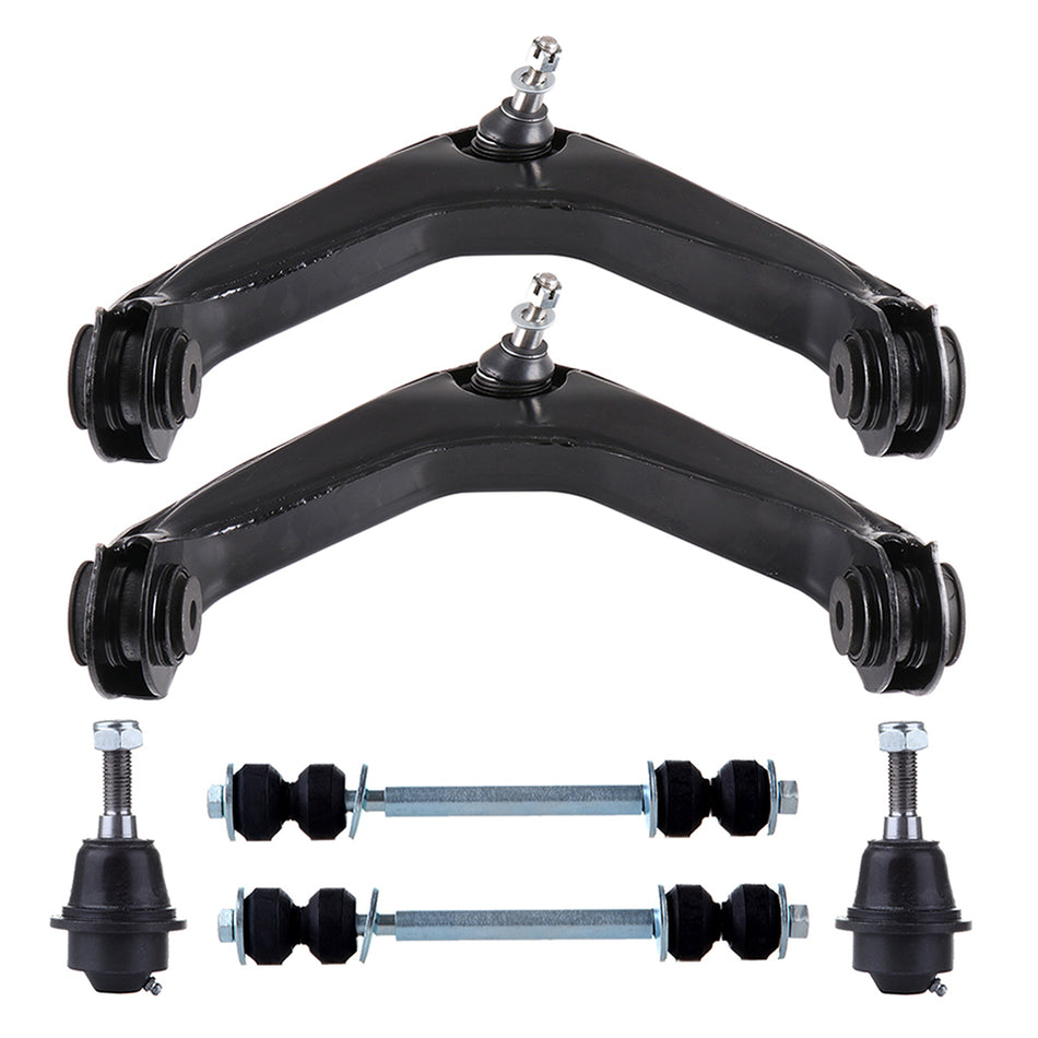 Front Control Arms Ball Joints For 03-04 GMC Sierra 2500 03-09 Hummer H2