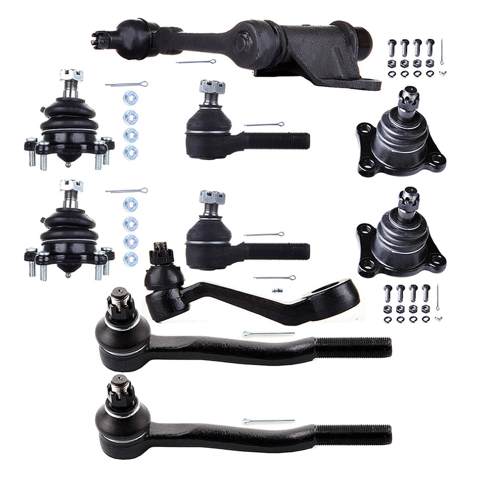 10x For 1986-1994 1995 Toyota Pickup Front Pitman Idler Arm Ball Joints Tie Rods