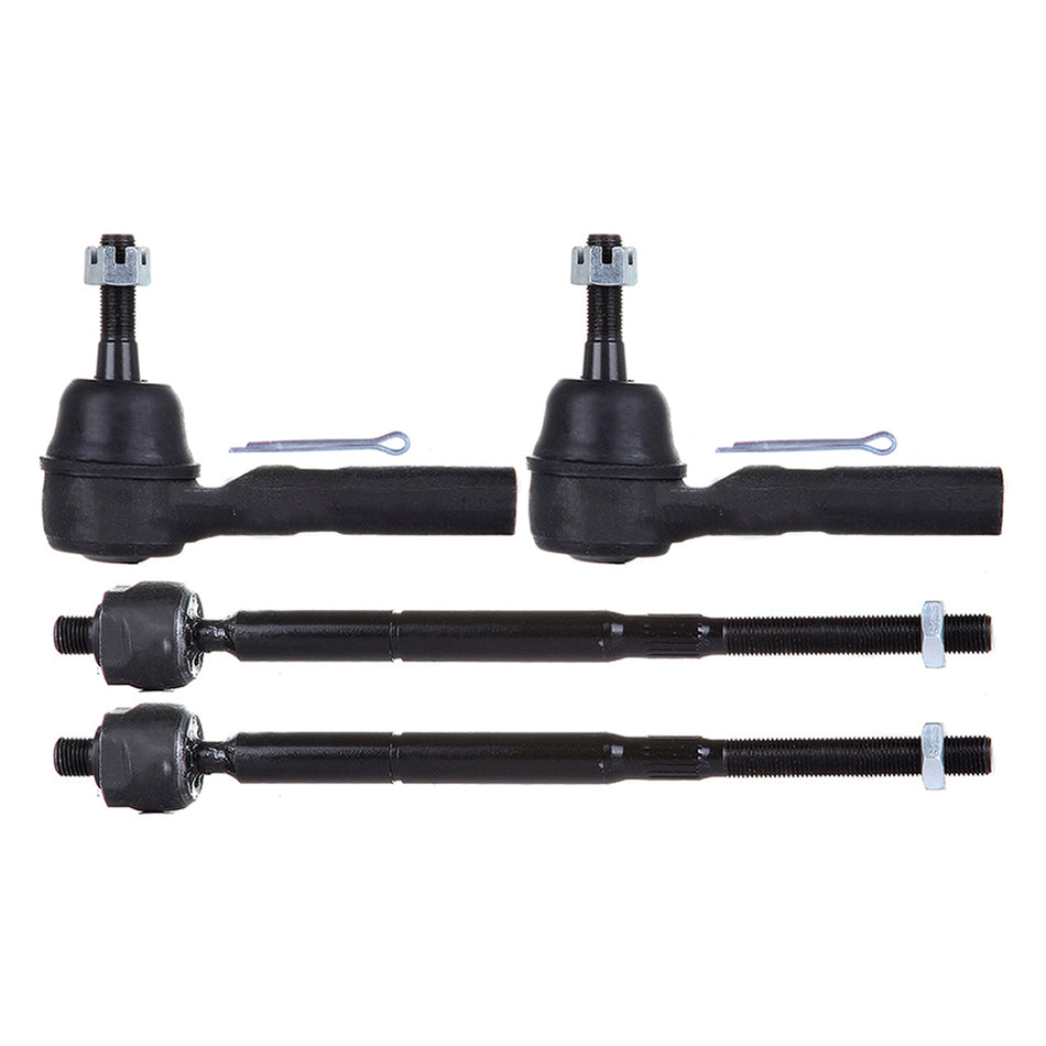 Front Inner Outer Tie Rod End For and 05-07 Chrysler Town & Country Dodge Caravan