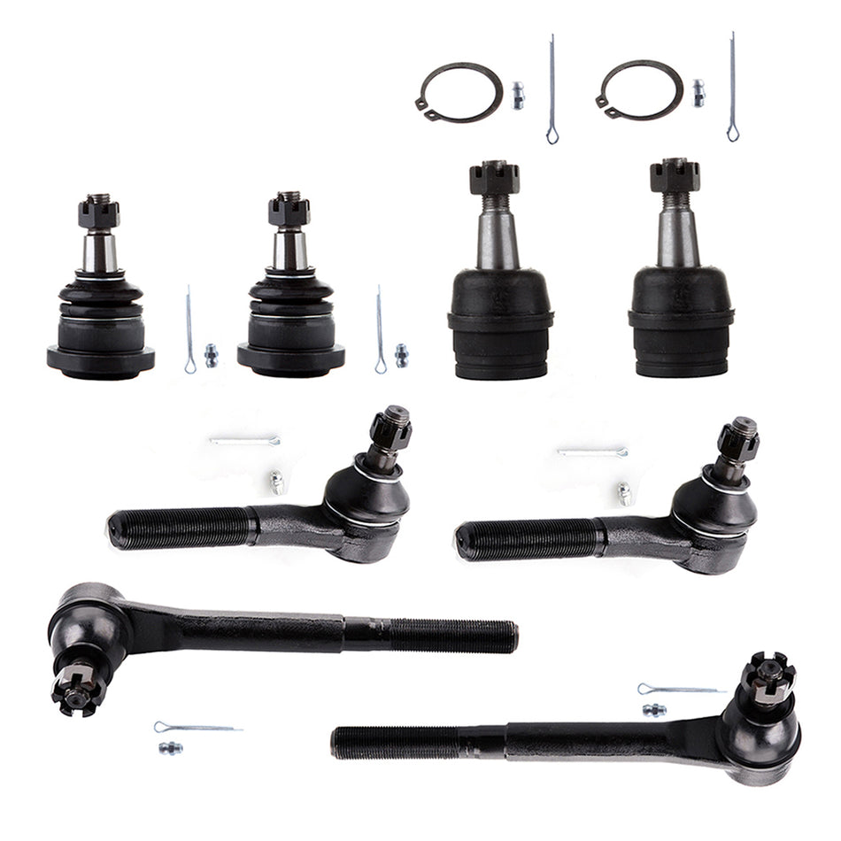 1994-1999 Dodge Ram 1500 Front Tie Rod Ends Ball Joint 8Pcs