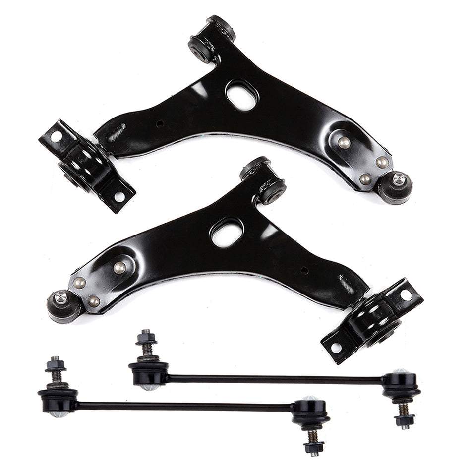 00-04 Ford Focus Front Lower Control Arm Ball Joint Sway Bar Suspension Kit