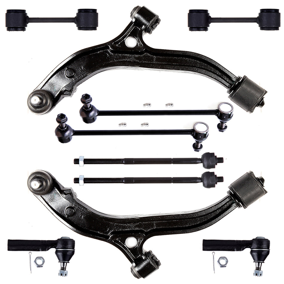 Front Lower Control Arm Tie Rod End Sway Bar For 1996-2000 Dodge Grand Caravan