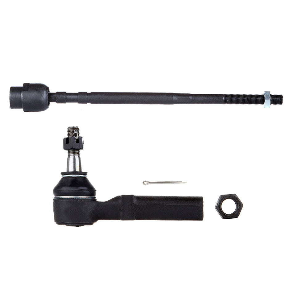 Front Tie Rod Ends Kit For 00-11 Chevrolet Impala 04-08 Pontiac Grand Prix Outer & Inner 2Pcs