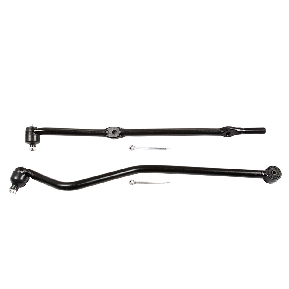 2pc Track Bar Tie Rod End Steering Part For 1997-2006 Jeep TJ & Wrangler