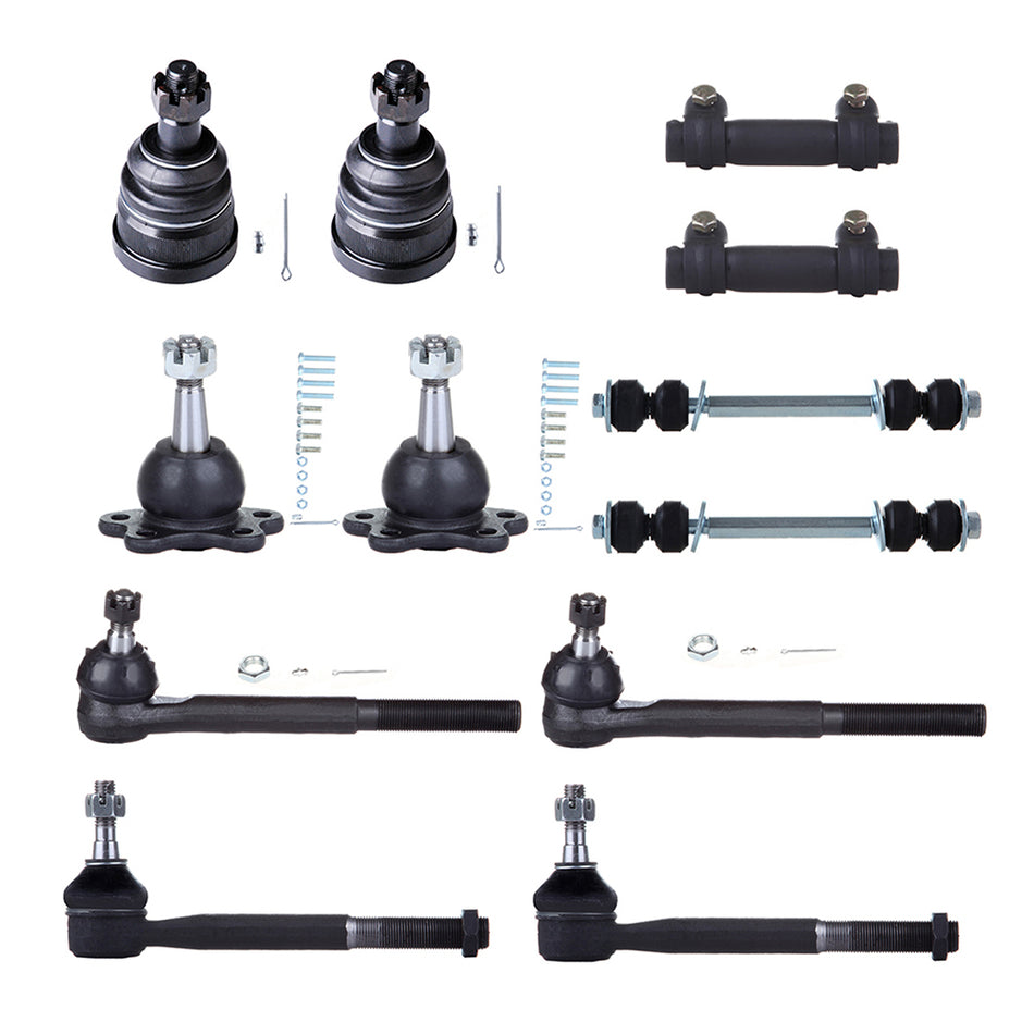 Tie Rod Ball Joint Sway Bar For 96-02 Chevrolet Express 1500 Chevrolet Express 2500