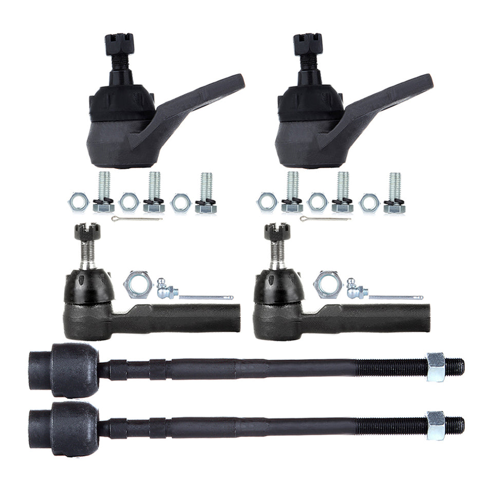 6Pcs Tie Rod Ends Ball Joints For 85-90 Buick Electra 86-99 Buick LeSabre