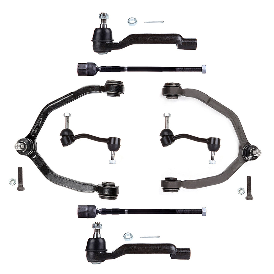 Control Arm Tie Rod Sway Bar For 93-97 Ford Thunderbird Mercury Cougar 8Pcs